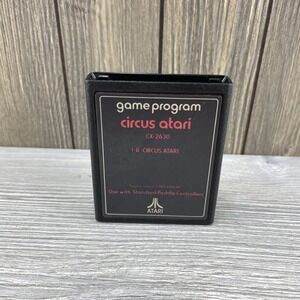 Atari 2600 Circus Atari 1980  Game Cartridge Only Tested